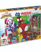 LISCIANI Puzzle 2 in 1 Marvel Spidey si prietenii lui uimitori Asta este o echipa Plus 24 piese
