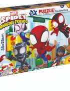 LISCIANI Puzzle 2 in 1 Marvel Spidey si prietenii lui uimitori M-Plus 24 piese