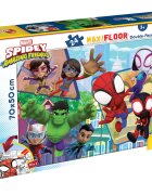 LISCIANI Puzzle de podea 2 in 1 Marvel Spidey si prietenii lui uimitori Maxi 24 piese