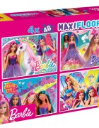 LISCIANI Puzzle de podea Barbie Maxi 4 x 48 piese