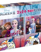 LISCIANI Puzzle de podea Disney Frozen Maxi 2 x 24 piese