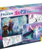 LISCIANI Puzzle de podea Disney Frozen Maxi 2 x 60 piese