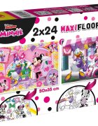 LISCIANI Puzzle de podea Disney Minnie Mouse Maxi 2 x 24 piese