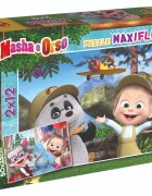 LISCIANI Puzzle Masha Sa jucam din nou Maxi 2 x 12 piese