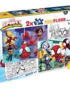LISCIANI Puzzle Maxi de podea 2 in 1 Marvel Spidey and his Amazing Friends 2 x 24 piese