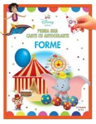 Litera Disney Bebe Prima mea carte cu autocolante Forme