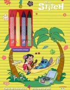 Litera Disney Stitch Coloram cu Lilo si Stitch Carte de colorat cu 4 creioane cerate