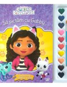 Litera Gabbys Dollhouse Sa pictam cu Gabby Carte de colorat cu pensula si acuarele