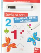 Litera Invat sa scriu Grafisme cifre adunari Scrie sterge si scrie din nou
