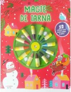 Litera Magie de iarna 12 creioane mici pentru maini de pitici