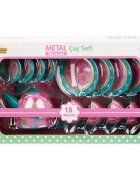 Little Chef Set de ceai 15 piese Albastru-Roz