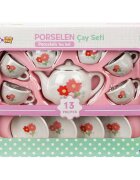Little Chef Set de ceai din portelan 13 piese
