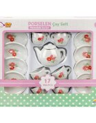 Little Chef Set de ceai din portelan 17 piese