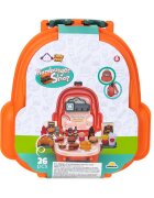 Little Chef Set de joaca in gentuta Hamburger Shop 26 piese