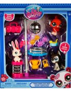 Littlest Pet Shop Set 3 figurine Disco Nights