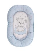 LORELLI Baby nest bumbac ranforce Little Bear 92 x 58 cm Blue