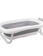 LORELLI Cadita pliabila pentru bebelusi cu dop de scurgere Royal 83 cm Grey