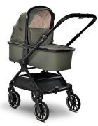 LORELLI Carucior 3 in 1 Reya maner reversibil pana la 22 kg Green