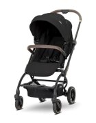 LORELLI Carucior pentru nou-nascut Makaya cu scaun rotativ 360 grade cadru din aluminiu pana la 22 kg Black