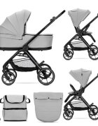 LORELLI Carucior set 2 in 1 Venice cos landou individual cadru din aluminiu sezut reversibil pana la 22 Kg Grey