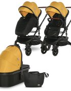 LORELLI Carucior set transformabil Boston pana la 22 kg Lemon Curry