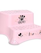 LORELLI Inaltator dublu pentru baie antiderapant Disney Minnie Light Pink