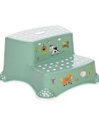 LORELLI Inaltator dublu pentru baie antiderapant Funny Farm Nordic Green