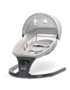 LORELLI Leagan electric Siena 5 viteze de leganare senzor inteligent de miscare telecomanda panou muzical Light Grey