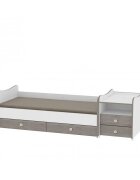 LORELLI Mobilier transformabil in 2 variante Classic White Coffee