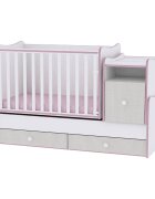 LORELLI Mobilier transformabil Trend Plus 167 x 72 x 105 cm White Pink Crossline