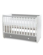 LORELLI Patut balansoar transformabil Dream 60 x 120 cm White Stone Grey