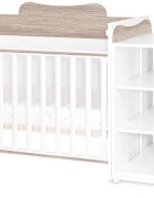 LORELLI Patut modular multifunctional 5 configurari diferite 190 x 72 cm Multi White Coffe