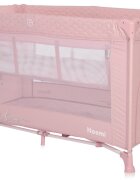 LORELLI Patut pliabil Noemi 2 nivele Mellow Rose Star