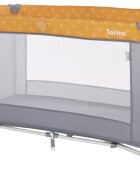 LORELLI Patut pliabil Torino 1 nivel Lemon Curry Floral