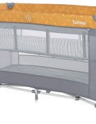 LORELLI Patut pliabil Torino 2 nivele Lemon Curry Floral
