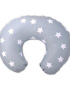 LORELLI Perna multifunctionala Happy 140 cm husa detasabila Stars Blue Grey Mist
