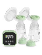 LORELLI Pompa de san electrica dubla Eva 4 moduri de operare 2 sesiuni simultan functie masaj 9 niveluri de aspiratie 180 ml x 2 Green