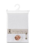 LORELLI Protectie impermeabila saltea bebe tip cearsaf cu elastic 60 x 120 + 20 cm Alb