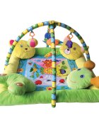 LORELLI Saltea de activitati Play Gym Material Plusat Cu 4 Pernute Haioase 88 x 88 cm