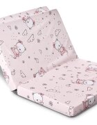 LORELLI Saltea pliabila de voiaj spuma elastica 60 x 120 x 5 cm Pink Ballerina Bear