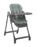 LORELLI Scaun de masa inalt 3 in 1 Chef reglabil mutiple pozitii Green Leather