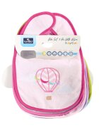 LORELLI Set 7 bavete bumbac si peva 30 x 19 cm inchidere cu banda velcro