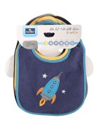LORELLI Set 7 bavete bumbac si peva 30 x 19 cm inchidere cu banda velcro