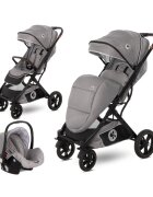 LORELLI Set carucior Storm 2 in 1 pana la 22 kg cos auto inclus cadru aluminiu Opaline Grey