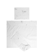 LORELLI Set lenjerie pat 3 piese bumbac ranforce Tiny Dream 60 x 120 cm Giraffe White