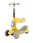 LORELLI Trotineta cu 3 roti leduri Trio Yellow