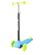 LORELLI Trotineta cu 3 roti lumini pliabila Yuppee Blue Green