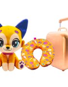 Lovables Luggables Jucarie de plus si accesorii in troler Solly Safari