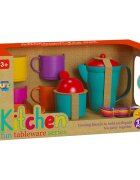 Luna Toys Set de ceai din plastic 17 piese