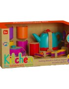 Luna Toys Set de ceai din plastic 24 piese